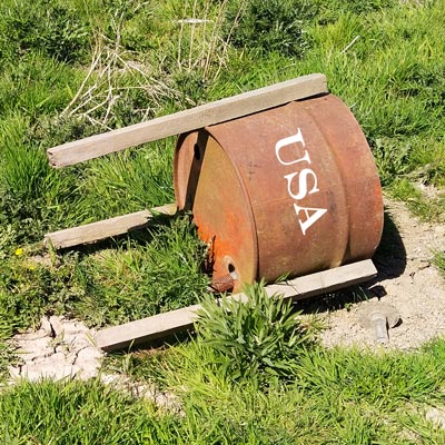 A crashed satellite?