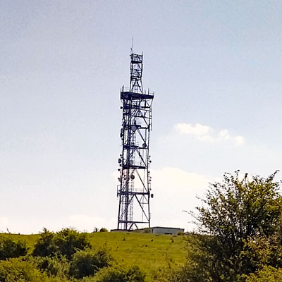 I think that I see the radio tower on Butser on everyone of my walks - today, from close by!